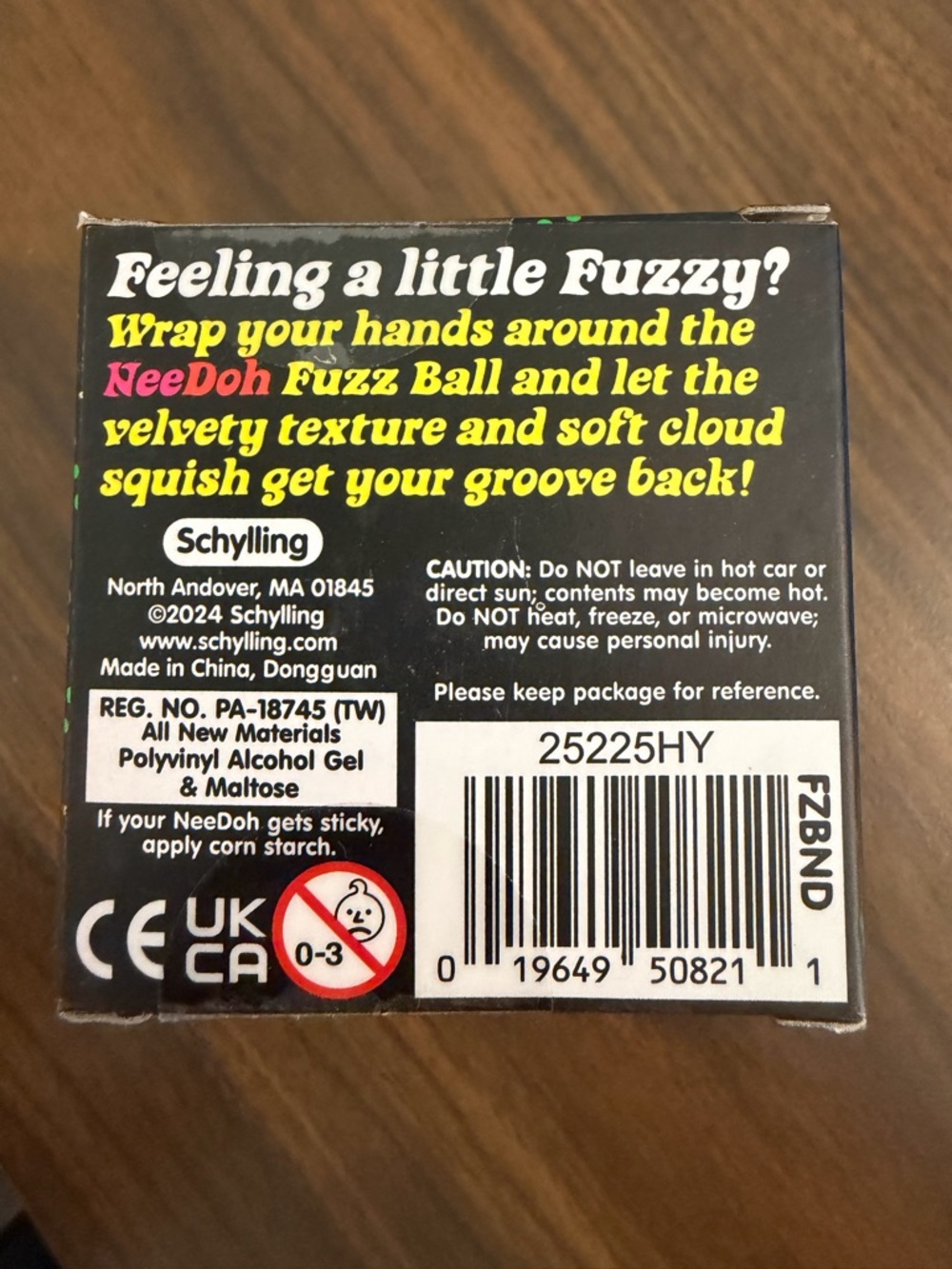 Fuzz Ball Stress Toy - Neon Green - Picture 4 of 4